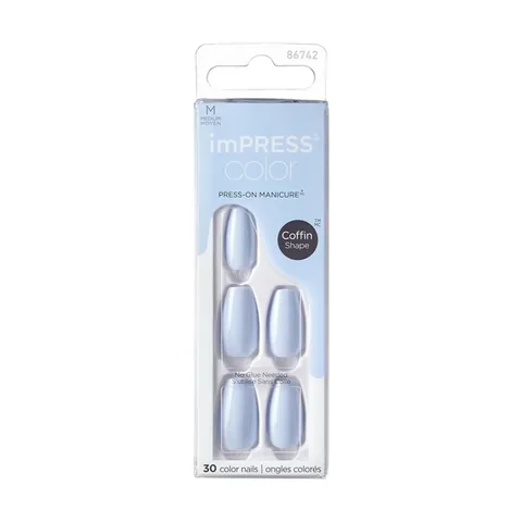 Impress Color Medium Coffin-Falschnägel – Trendige Nagelkunst