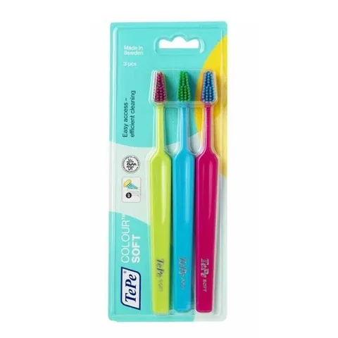 Tepe Color Soft Zahnbürste 3er-Pack