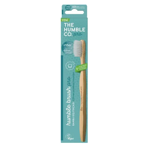 Humble Brush فرشاة أسنان هامبل براش برو إنتر دينتال بيضاء