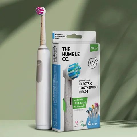 The Humble Co Plant-Based Electric Toothbrush Head 4 pcs
