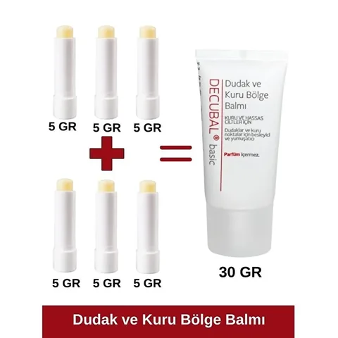 Decubal Basic Lip and Dry Area Balm 30 ml