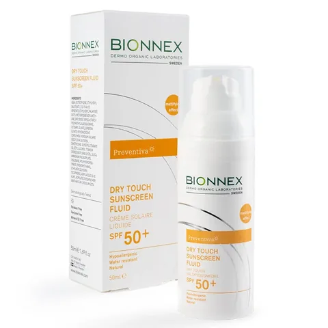 Bionnex Preventiva Dry Touch Sunscreen Fluid Face and Neck SPF 50 50 ml