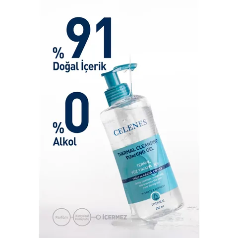 Celenes By Sweden Thermal Face Wash Gel 250 ml -Oily and Combination Skin