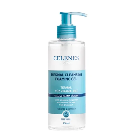 Celenes By Sweden Thermal Face Wash Gel 250 ml -Oily and Combination Skin