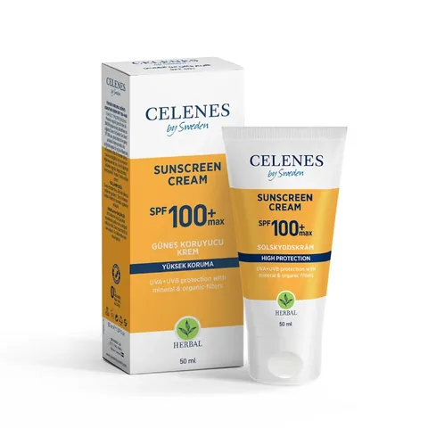 كريم واقي الشمس سيلينز SPF 100 ماكس 50 مل Celenes