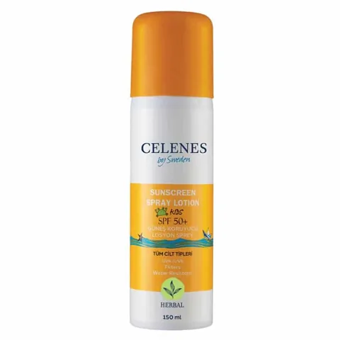 لوسيون واقي شمس بخاخ للأطفال SPF 50 150 مل من سيلينز Celenes