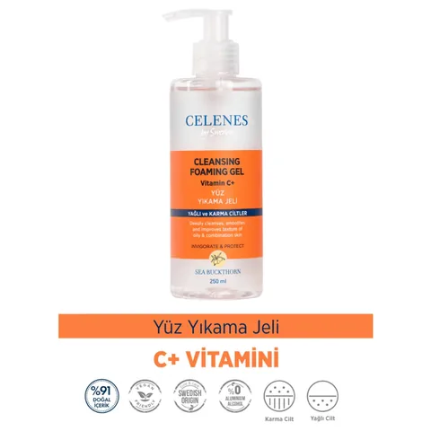 Гель для умывания с облепихой Celenes By Sweden 250 мл