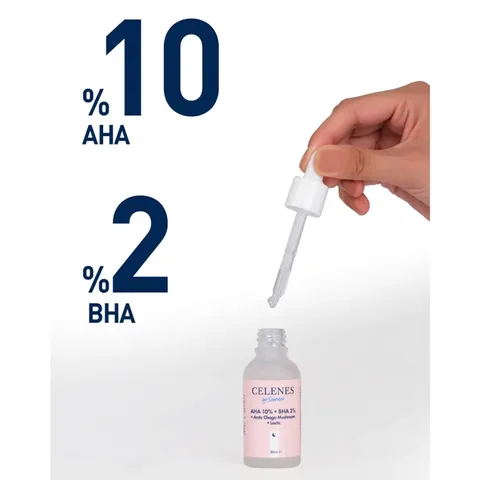 Celenes By Sweden AHA + BHA + Lactin + Arctic Chaga Mushroom 30 ml
