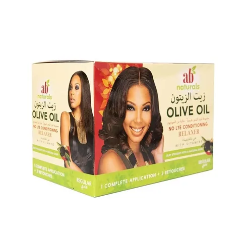 Haarglättungsset für normales Haar mit Olivenöl von A.B. Naturals