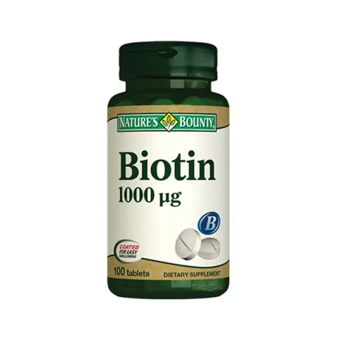 Biotin 1000 mcg von Nature's Bounty - Gesundes Haar, Haut & Nägel