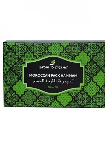 Moroccan Bath Set with Olive Oil by Garden Olian