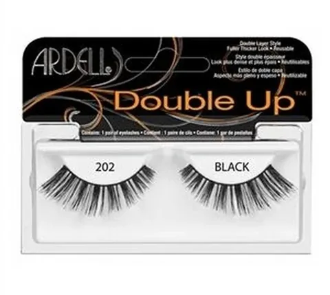 Ardell Double-Up 202 Black Двойные накладные ресницы – Максимальный объем