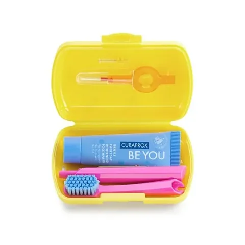 Curaprox Travel Set - Yellow