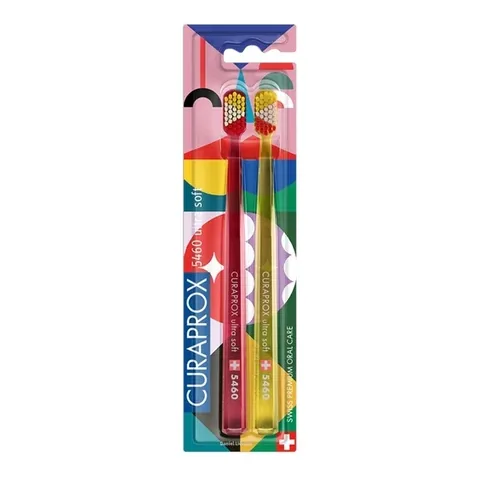 Curaprox 5460 Ultra Soft Zahnbürste - Sanfte Pflege 2er-Pack