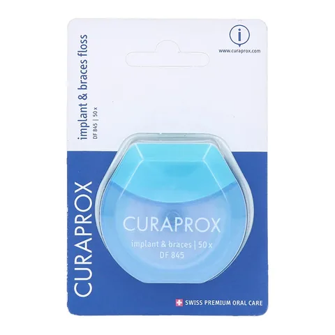 Curaprox DF 845 Zahnseide für Implantate und Brackets