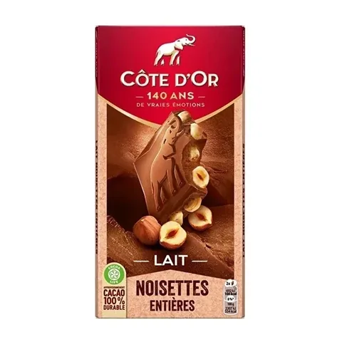 Ekol Cote D'or Haselnuss Vollmilchschokolade 180g