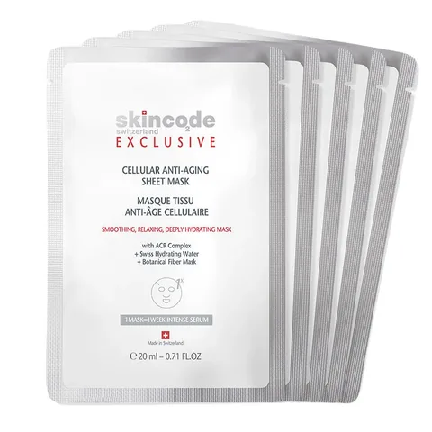 Skincode Exclusive Cellular Антивозрастная тканевая маска 20 мл х 5 шт