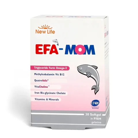 New Life EFA Mom Food Supplement 30 Capsules