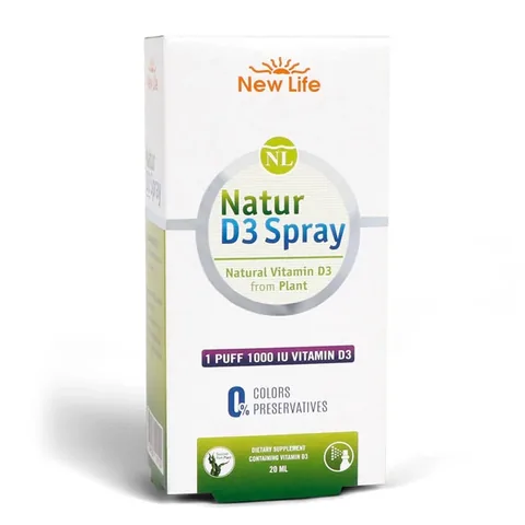 New Life مكمل غذائي نيو لايف ناتشر دي 3 20 مل
