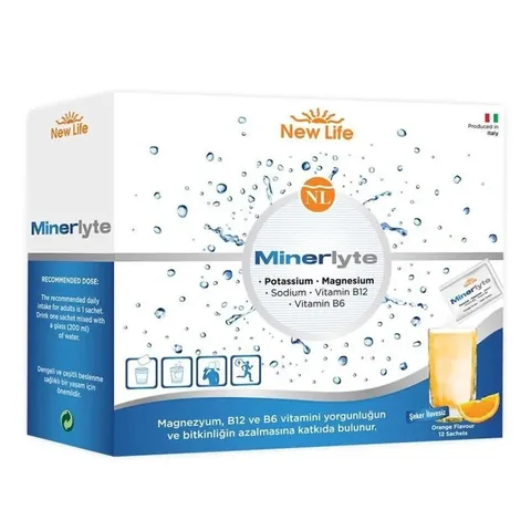 New Life Minerlyte Magnesium Elektrolyt 12 Sachets