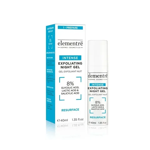 Exfoliating Night Cream with Peeling Acids, 40ml by Elementree
