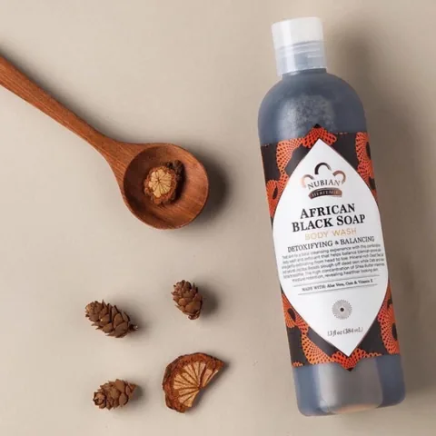 African Black Soap Body Wash by Nubian Heritage 384ml