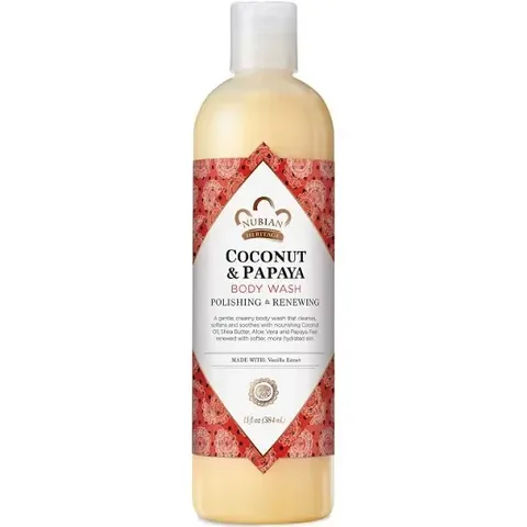 Kokosnuss und Papaya Duschgel 384ml von Nubian Heritage