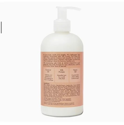 Shea Moisture Coconut And Hibiscus And Curl And Shine Conditioner 384 ml