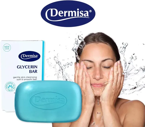 Natural Beauty Soap with Glycerin. Cleansing and Moisturizing from Dermisa 85 grams