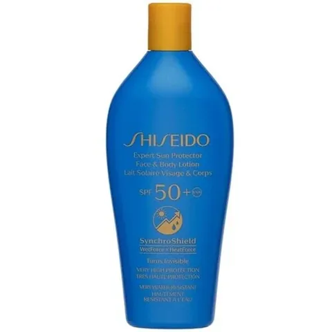 Солнцезащитный лосьон Shiseido SynchroShield SPF 50+ 300 мл
