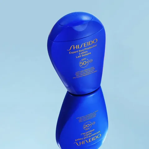 Shiseido لوشن شيسيدو جي إس سي بلو إكسبيرت الواقي من الشمس بعامل حماية 50+ 50 مل