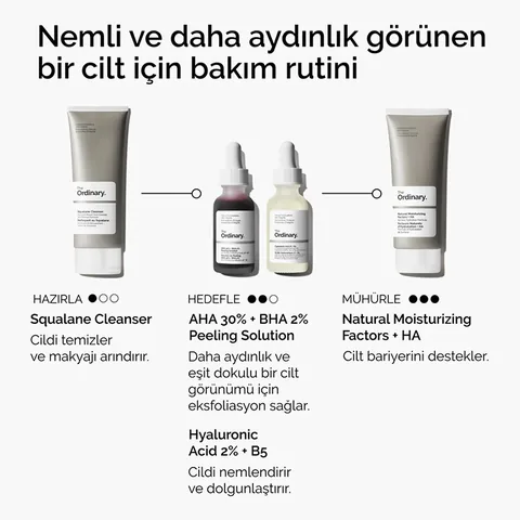 حمض الإيجي سي جي 30% + حمض البيتا هيدروكسي 2% 30 مل من ذا أورديناري The Ordinary