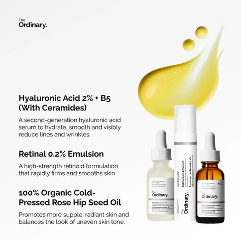 The Ordinary Night Set for Hydrating, Brightening, and Targeting Signs of Aging