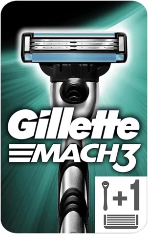 Бритва Gillette Mach 3 для мужчин с защитой кожи