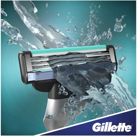 Gillette ماكينة حلاقة ماك 3 للرجال رازور مع واقي للبشرة مايكروفين من جيليت
