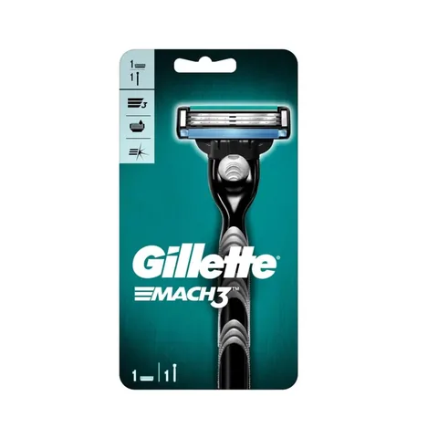 Gillette ماكينة حلاقة ماك 3 للرجال رازور مع واقي للبشرة مايكروفين من جيليت