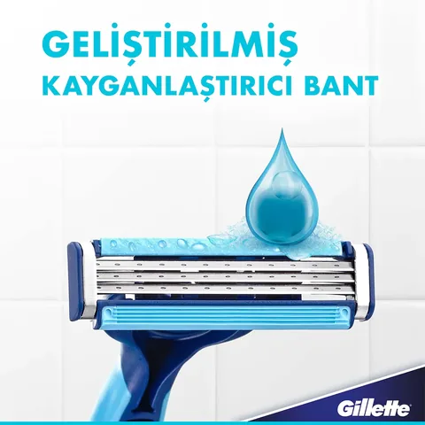 Gillette Blue3 Cool Rasierklingen für empfindliche Haut