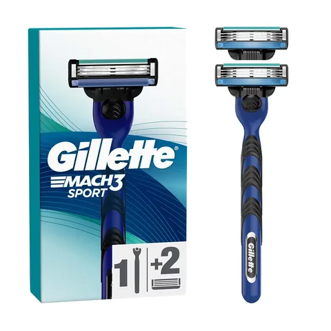 Gillette Mach3 razor + Spare Razor Blade 2-pack