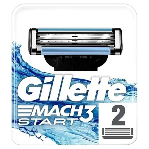 Gillette شفرة جيليت الاحتياطية ماك 3 ستارت عبوة من قطعتين