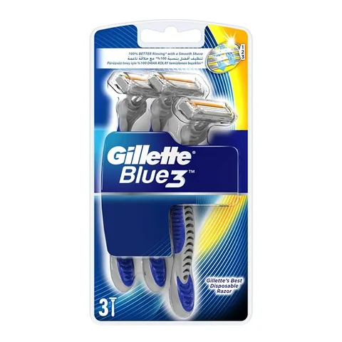 Gillette Blue3 Disposable Razor 3-Pack
