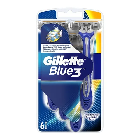 Gillette Blue3 Disposable Razor 6-pack