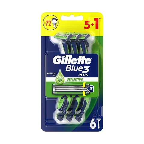 Бритва одноразовая Gillette Blue3 Sensitive 6 шт.