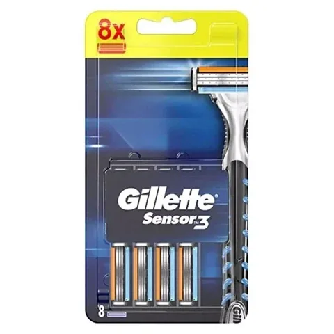 Лезвия для бритвы Gillette Sensor3 8 штук