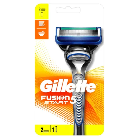 Gillette شفرة جيليت + شفرة احتياطية واحدة فيوجن ستارت 1 قطعة