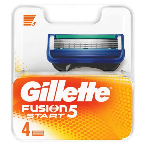 Gillette شفرة حلاقة جيليت فيوجن ستارت البديلة 4 قطع