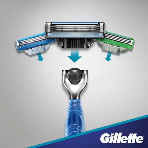 Gillette Mach3 start + 3 spare Razor Blades