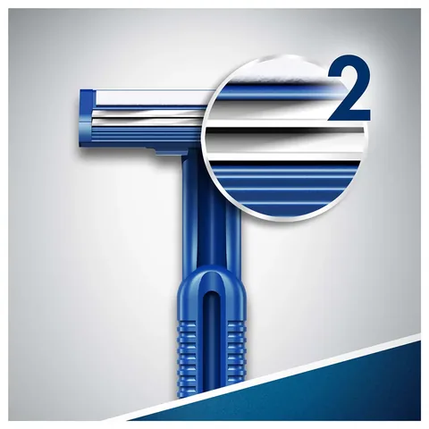 Gillette verchromte Doppelrasierklingen 5er-Pack
