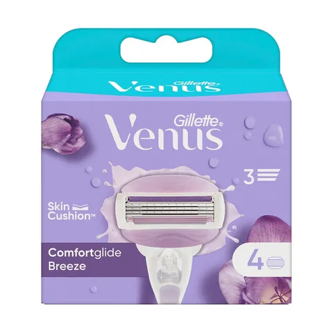 Лезвия для женской бритвы Gillette Venus Comfortglide Breeze, 4 шт.