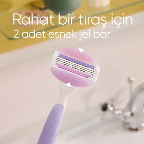 Gillette Venus ComfortGlide Breeze Damenrasierklingen Nachfüllpackung 4 Stück
