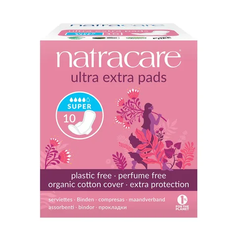 Natracare Ultra Extra Super Binden - 10 Stück